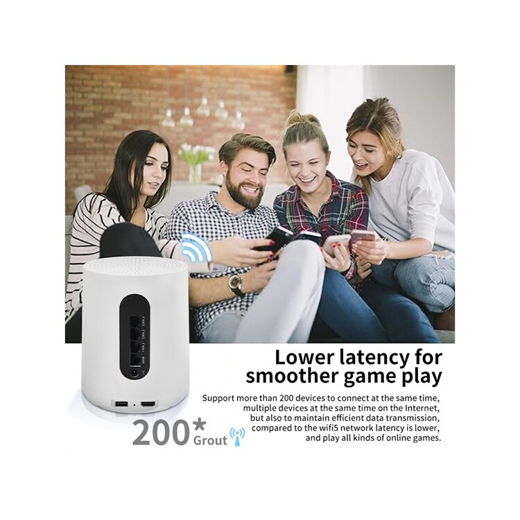 Hot Selling Wifi6 Gigabit Network Dual Band Router Quad Core A53 Supports Android 12.0 Uhd Network Player